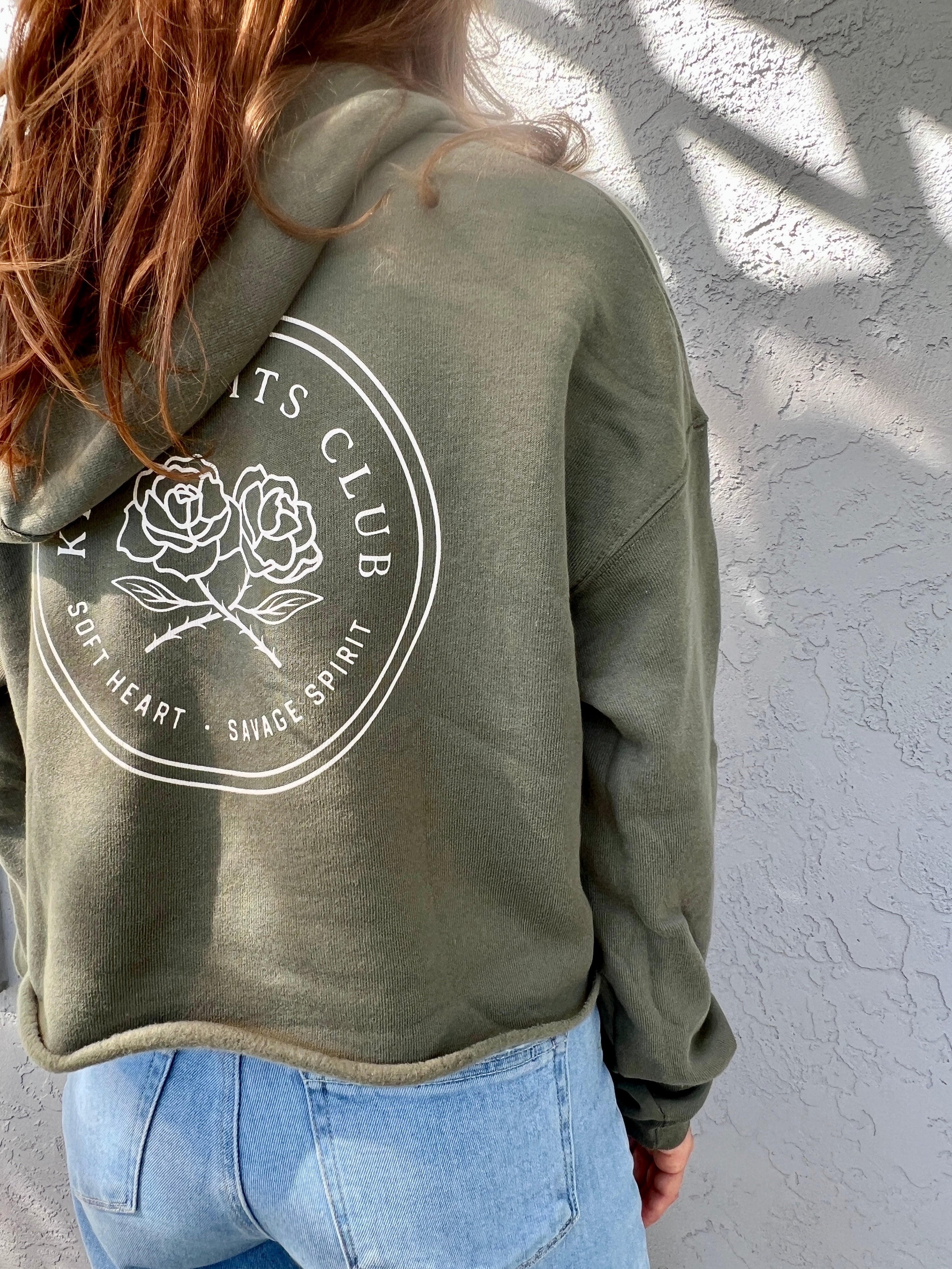 Founder's Crop Hoodie - Savage Edit