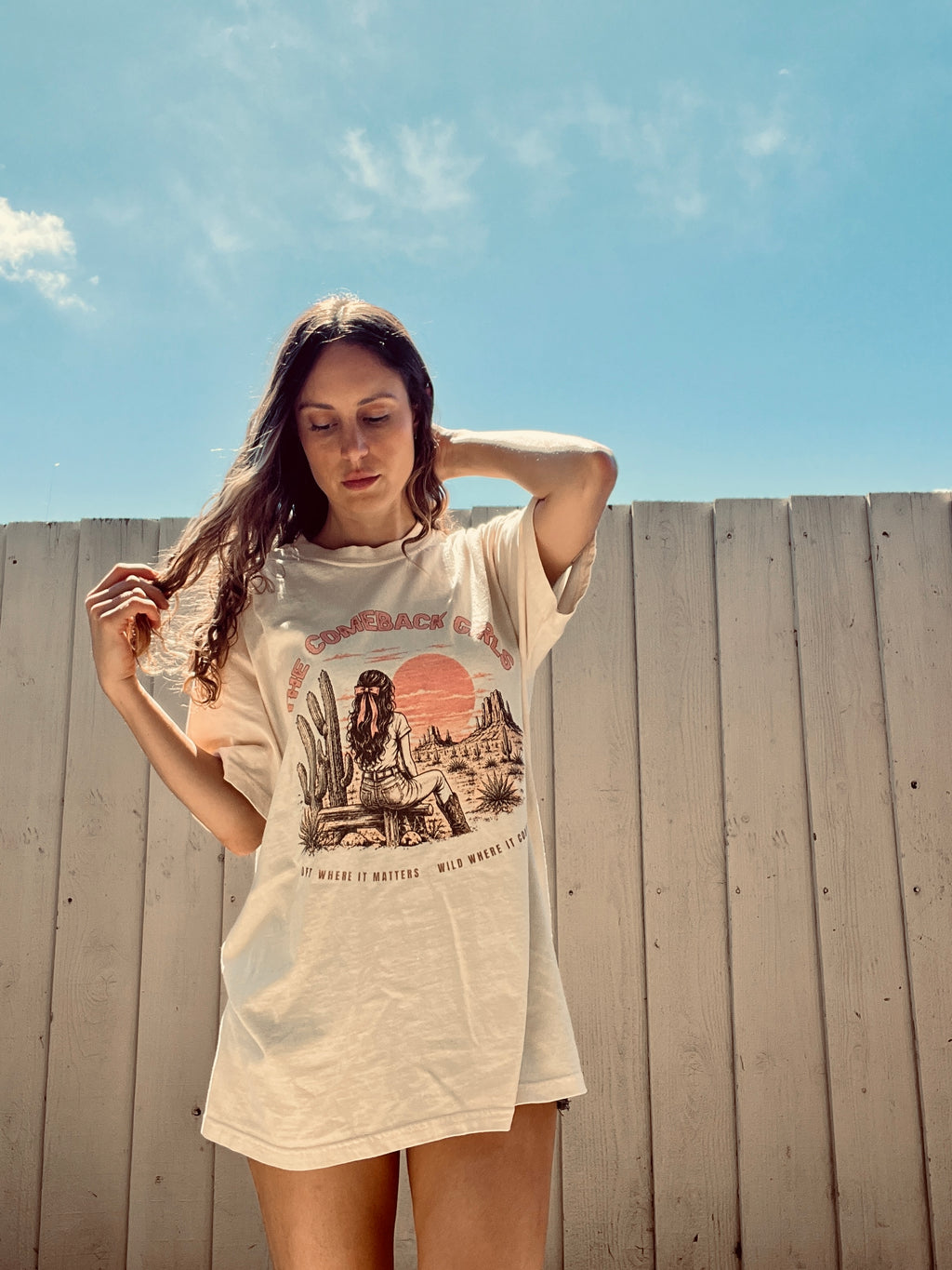 Wild Again Western Tee